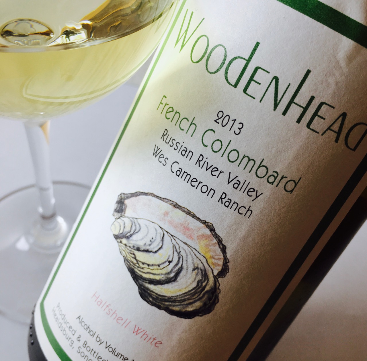 2013 Woodenhead French Colombard Halfshell White Wes Cameron Ranch Russian River Valley, Sonoma County