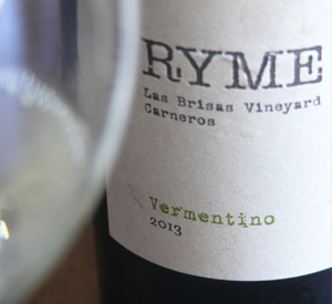 Ten Favorite Wines of 2014, Number Six: 2013 Ryme Vermentino Las Brisas Vineyard Carneros, Hers and His