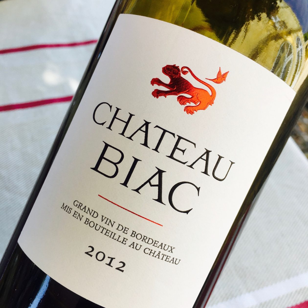 2012 Château Biac Cadillac Côtes de Bordeaux AOC