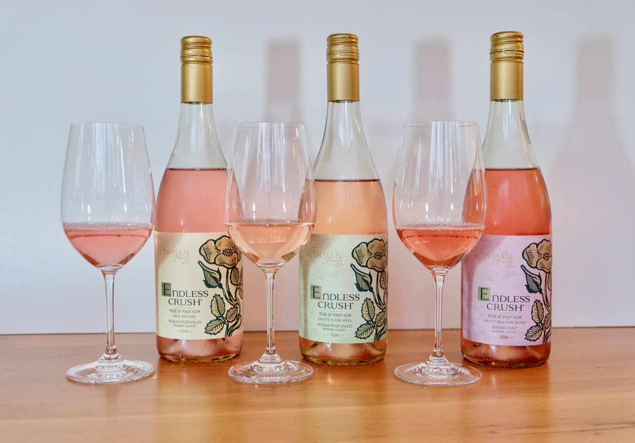 Three Rosés from Inman Family Wines