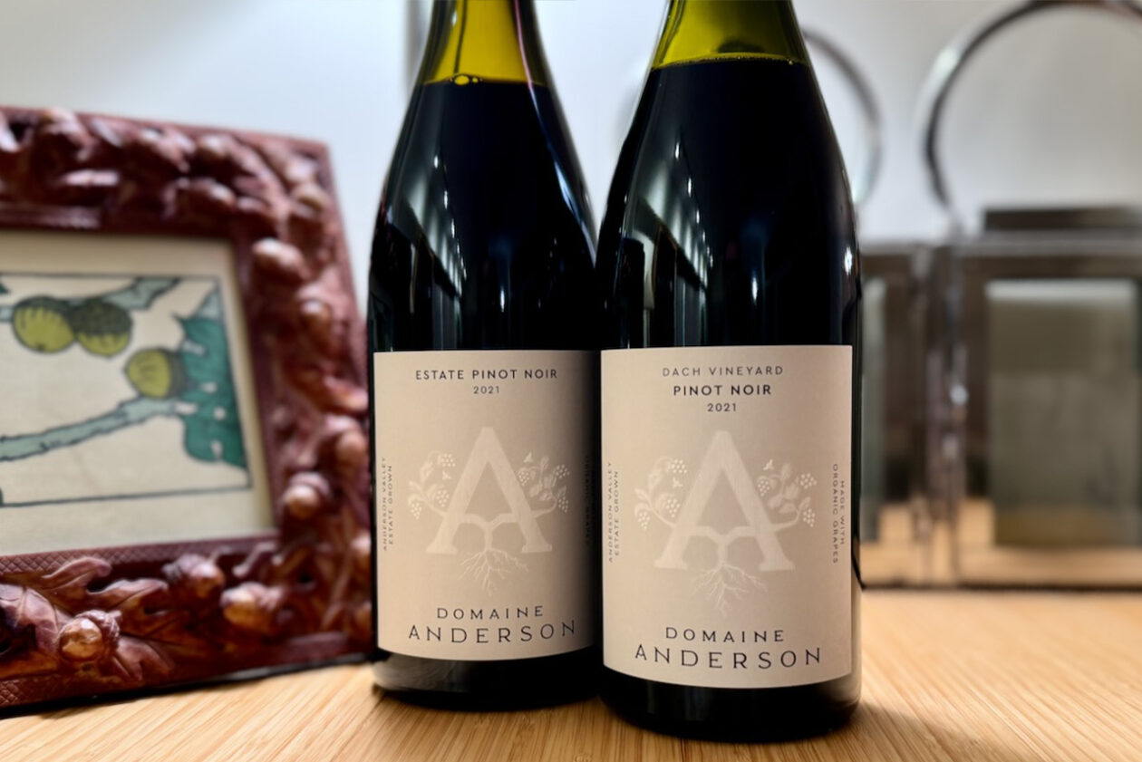 2021 Domaine Anderson Estate and Dach Vineyard Pinot Noirs